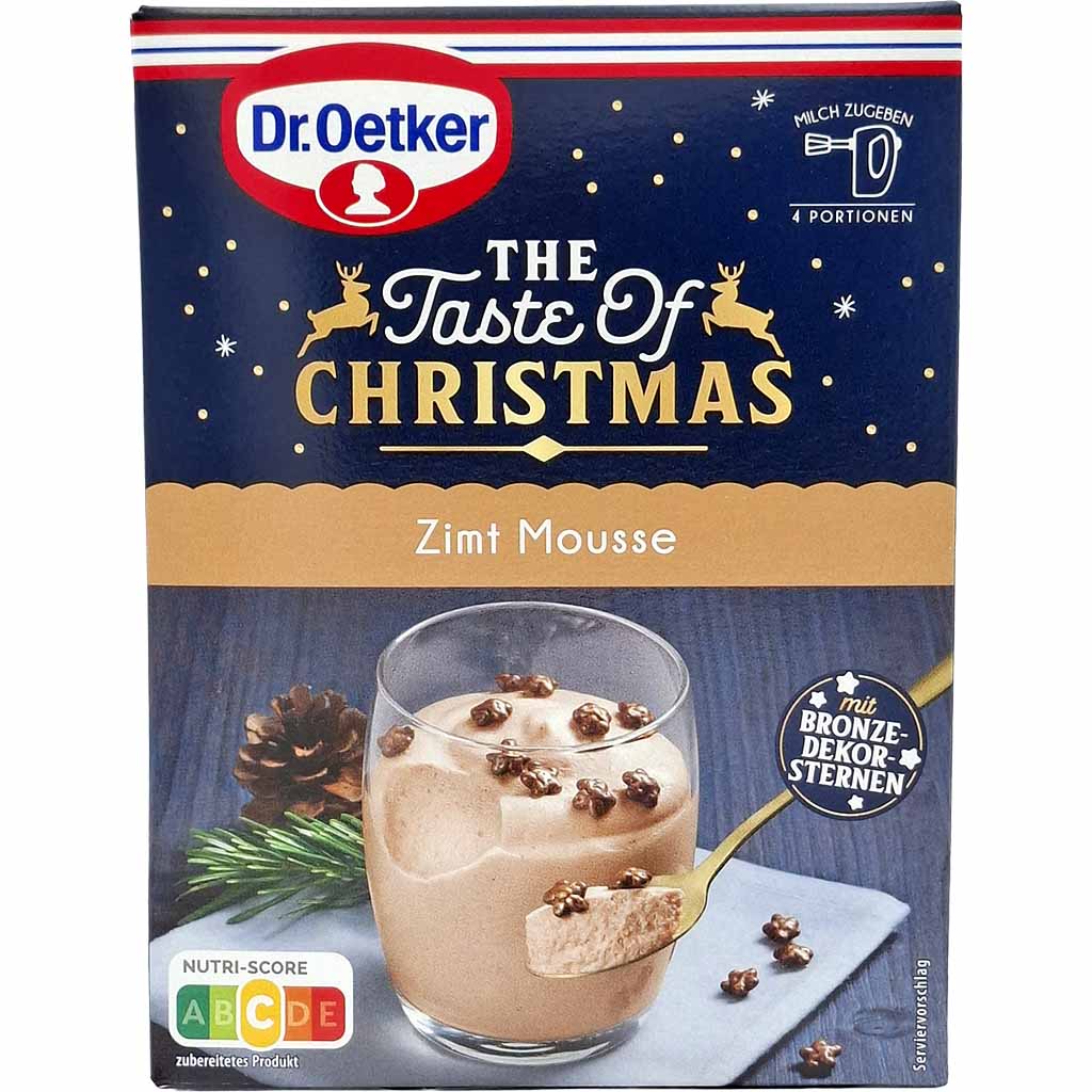 Dr. Oetker Zimt Mousse - Creme Pulver 63g - The Taste of Christmas MHD 30.03.27
