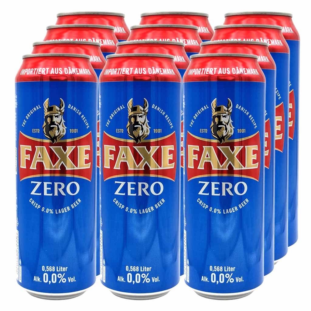 Lagerbier, Dosen, Zero, Faxe, Kasten