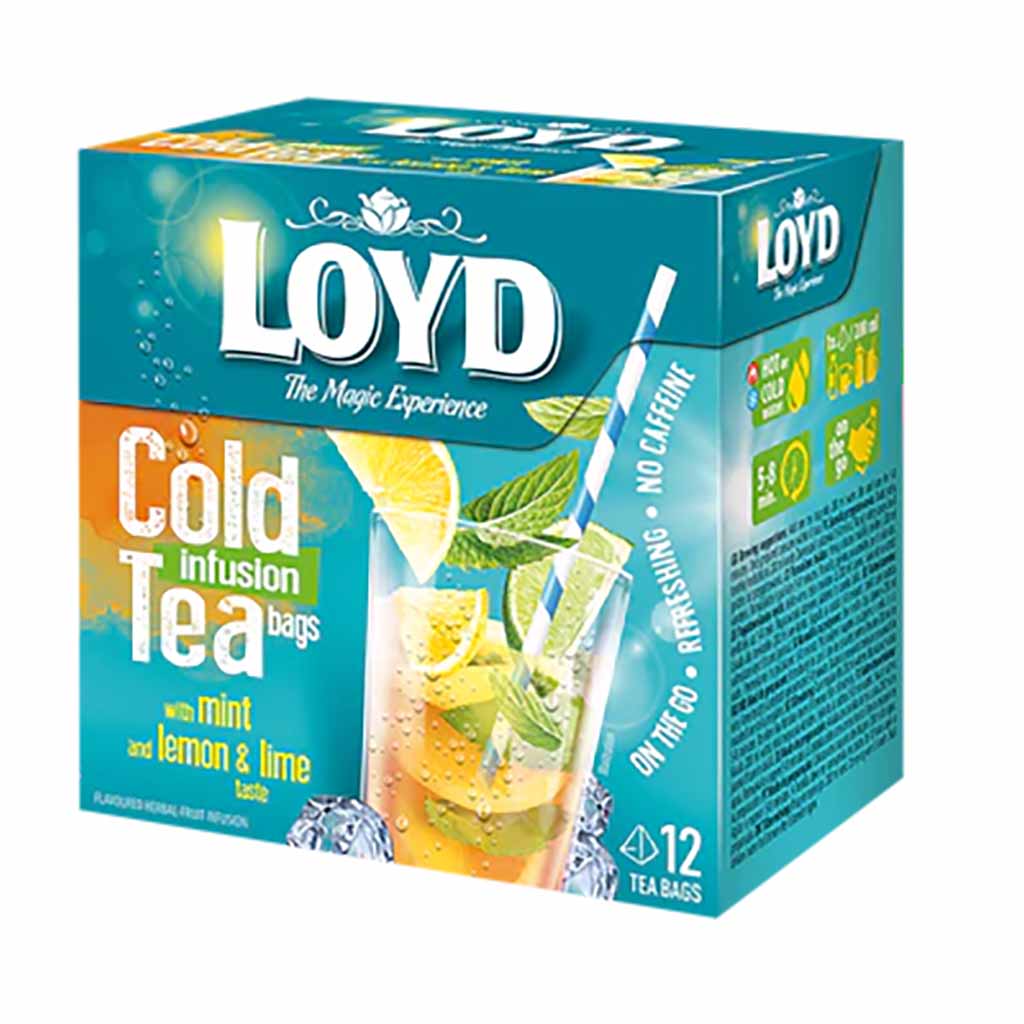 Cold Tea, Infusion Beutel, Minze, Zitrone Limette, 12 Beutel