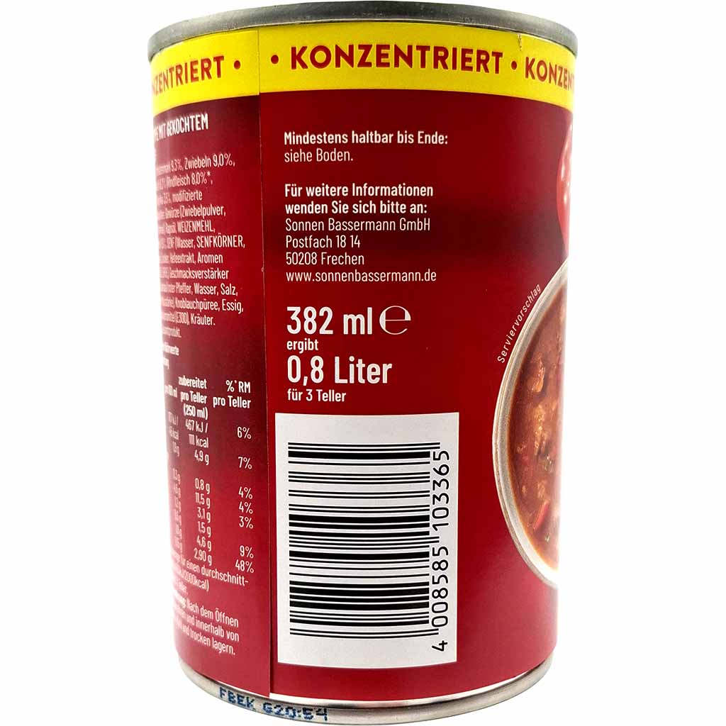 Tomatensoße, Dosenprodukt, Konserve, Barcode, Rot