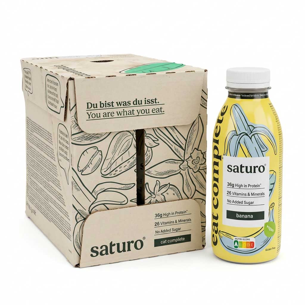 Katzenfutter, Proteinreich, Banane, Flasche, Nährwertangaben