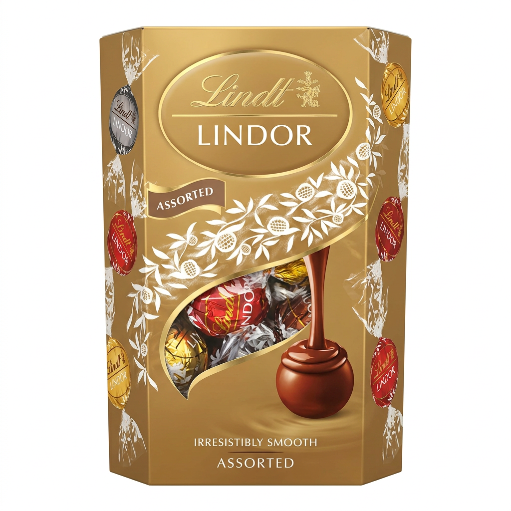 Schokoladen-Eier, Lindor, Assorted, Milchschokolade, Glasur