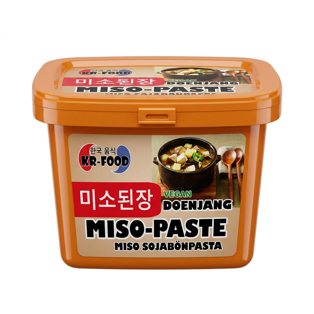 Miso-Paste, Miso, Pastete, Vegan, Doenjang