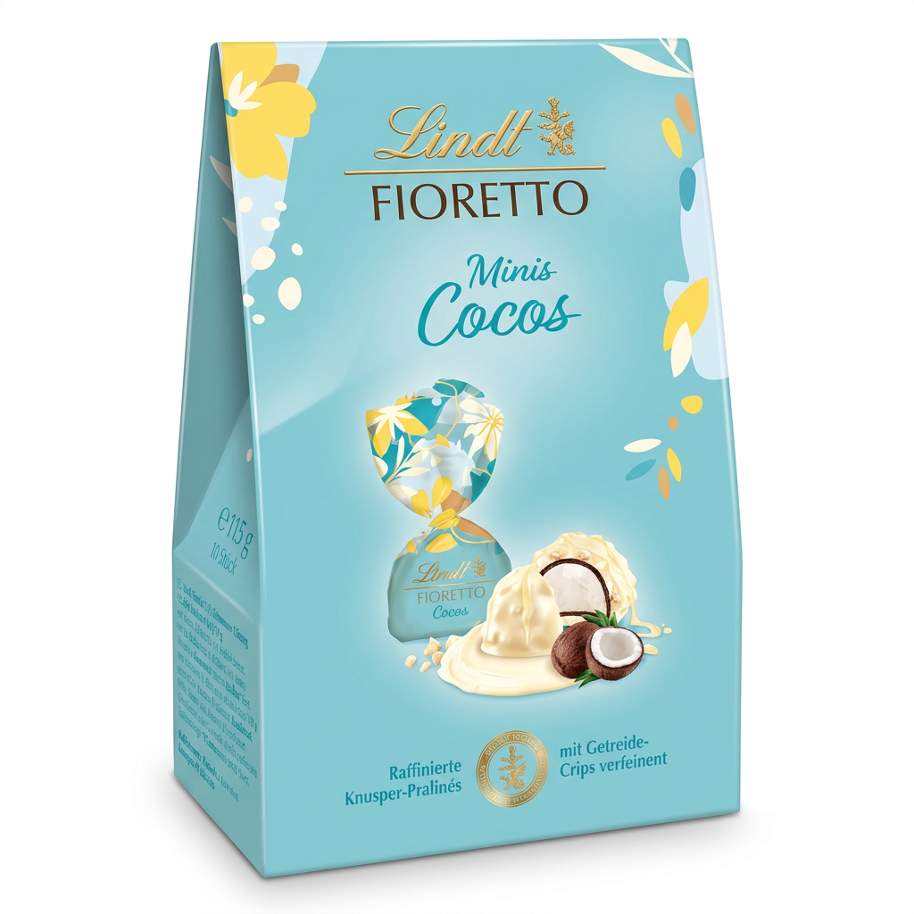 Schokoladenverpackung, Fiorotto, Minis, Kokos, Gebäck