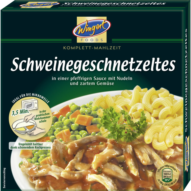 Schweinegeschnetzeltes, Nudeln, Gemüse, Soße, Pfanne, Schweinefleisch, Schweinegeschnetzeltes, Nudeln, Gemüse, Soße