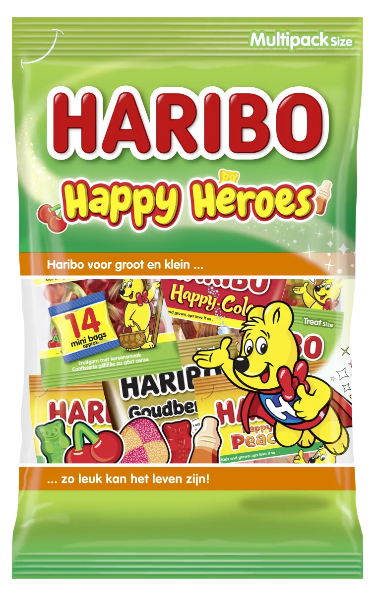 Haribo Happy Hereos minis 14er 350g MHD 30.09.27