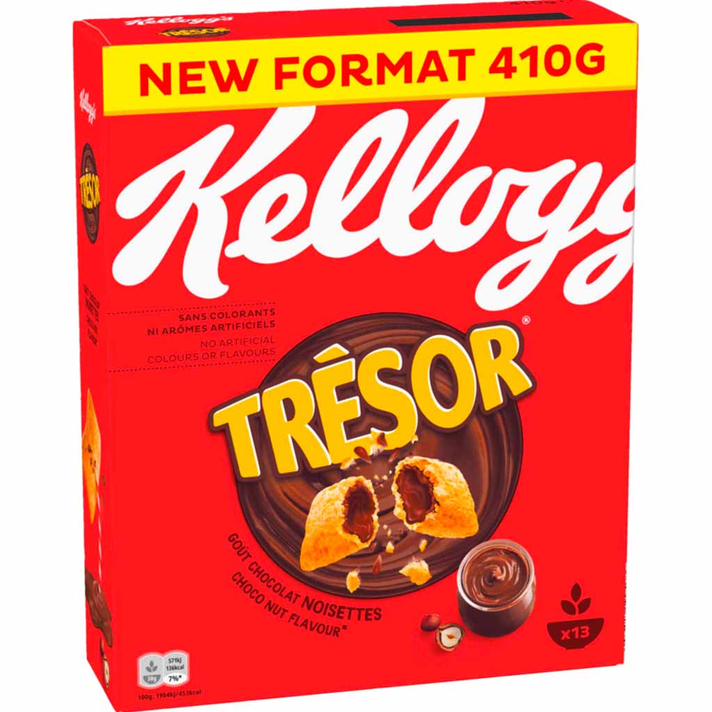 Kelloggs Tresor Choco Nut 410g MHD 13.12.26