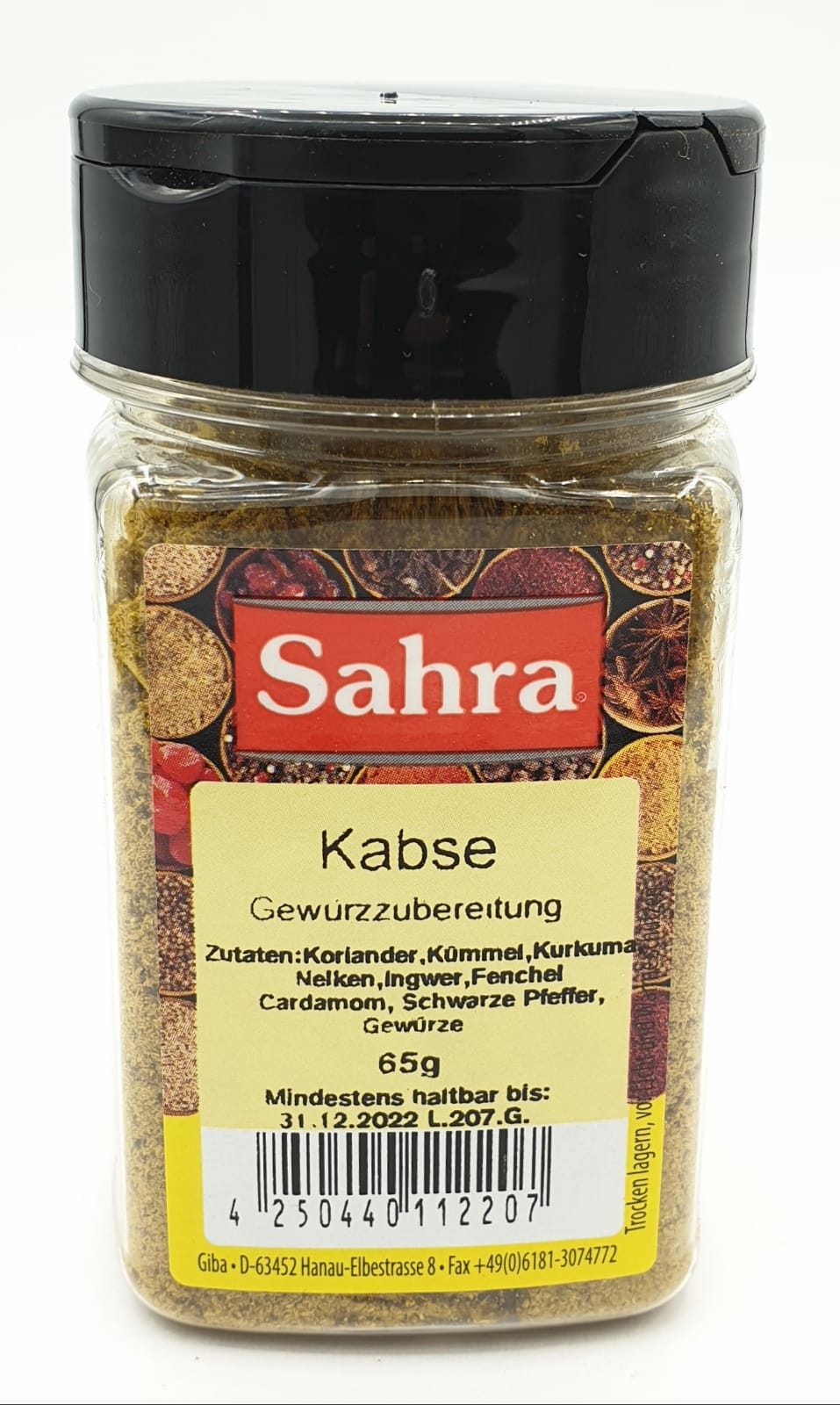 Sahra Kabse Gewürzzubereitung 65g MHD 30.06.28
