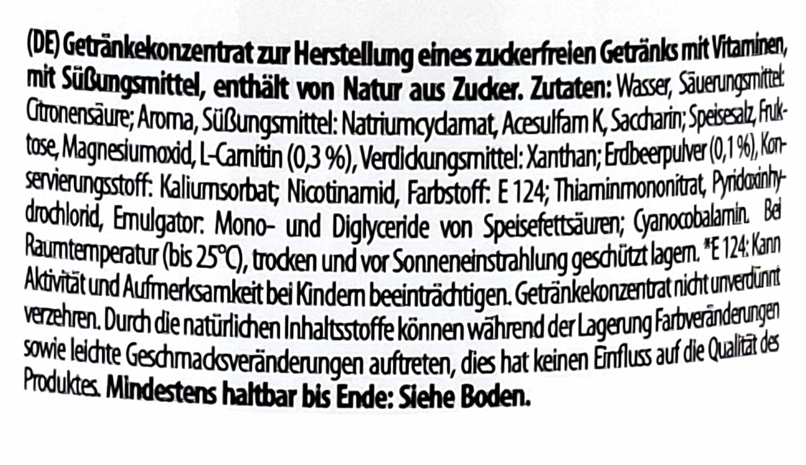 zutraeg, getraenkekonzentrat, vitamine, zuckerfreier, haltbar