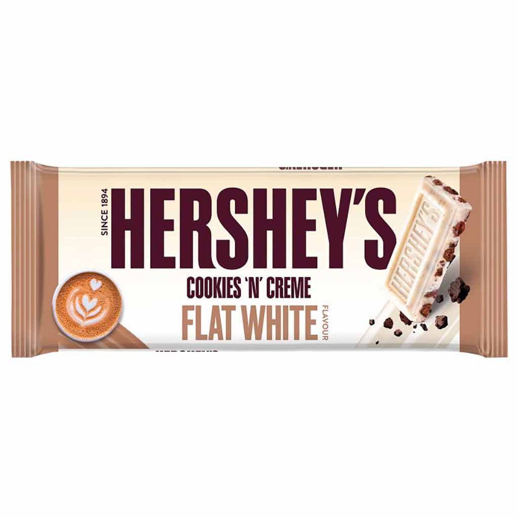 Hershey's, Cookies 'n' Creme, Flat White, Schokoladenriegel, Milchschokolade