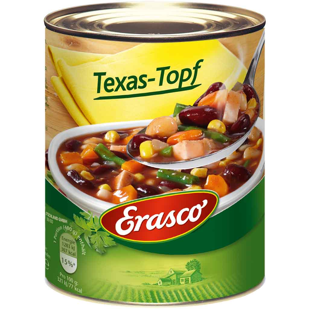 Erasco Eintopf Texas-Topf 800g