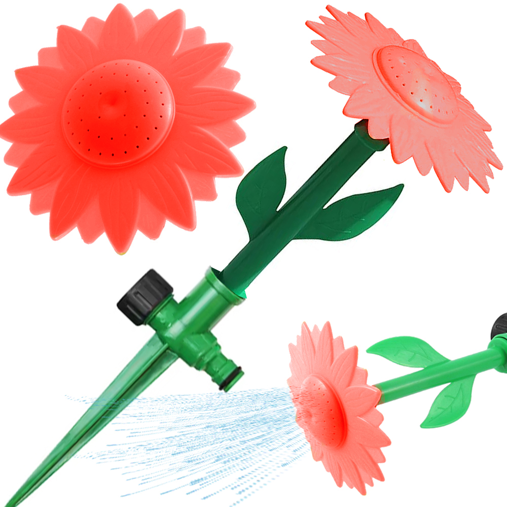 Blume, Gartendüse, Sprüher, Spritzkopf, Sonnenblume