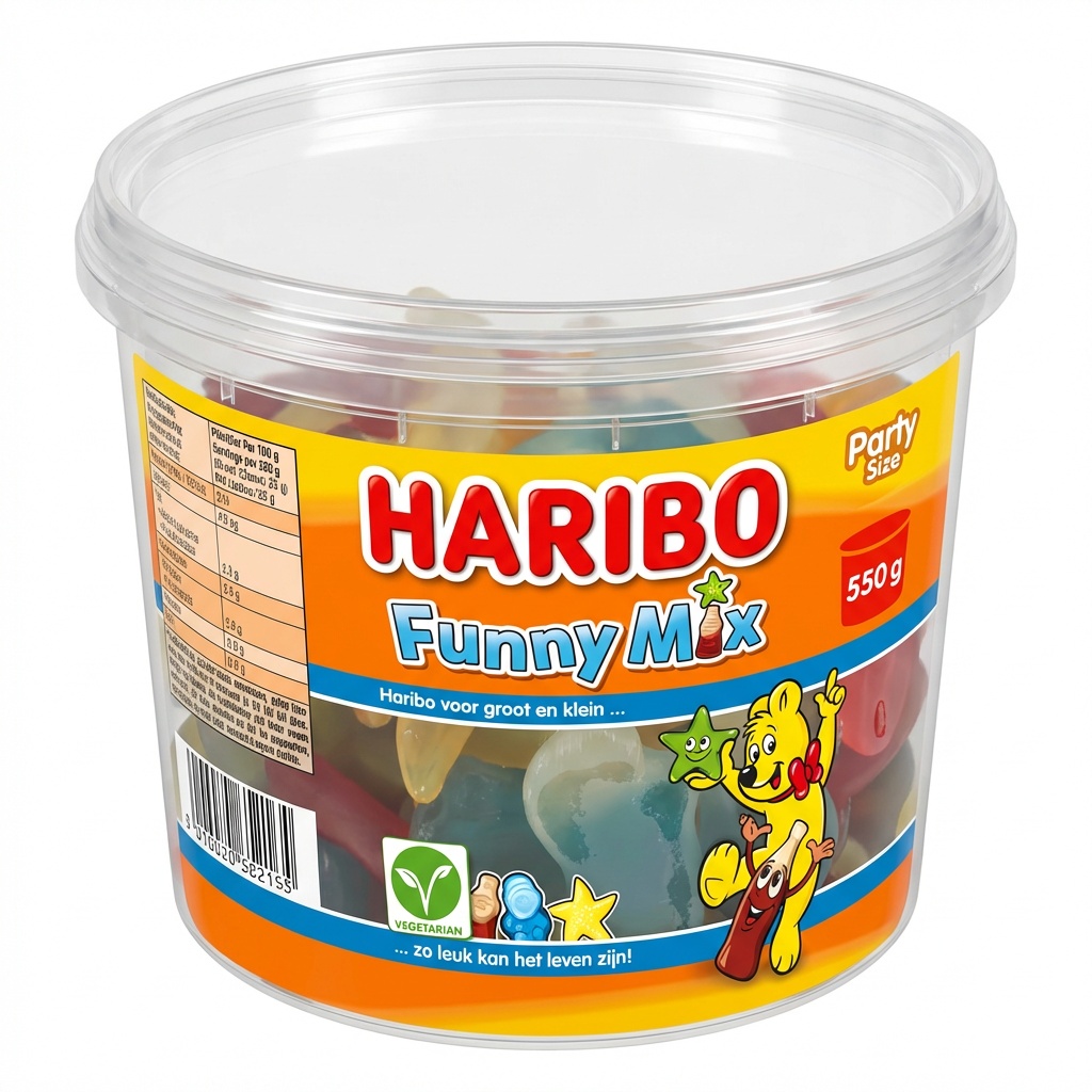 Süßigkeiten, Gummi, Haribo, Fruchtgummi, Beutel 550 g