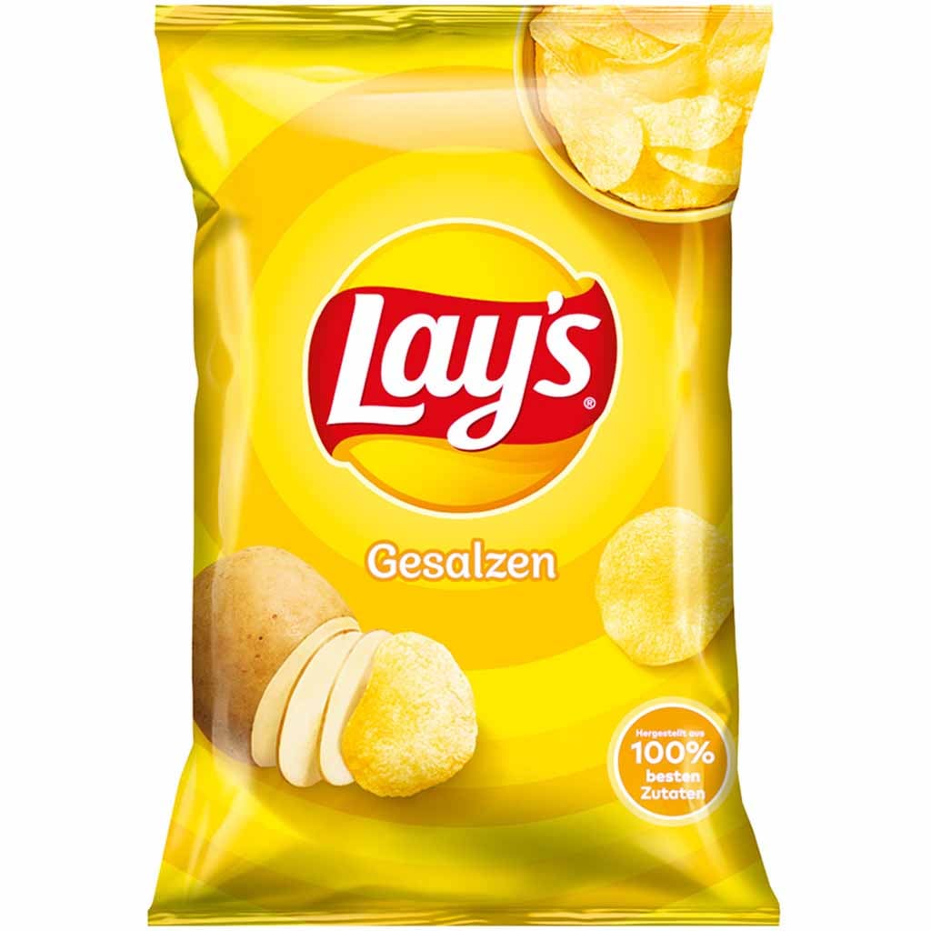 Lays Kartoffelchips gesalzen 150g MHD 29.11.26