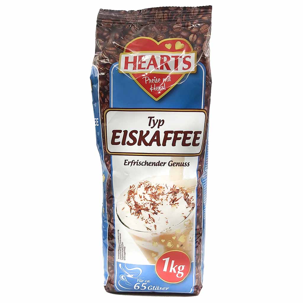 Hearts Eiskaffee Getränkepulver 1000g MHD 29.10.27