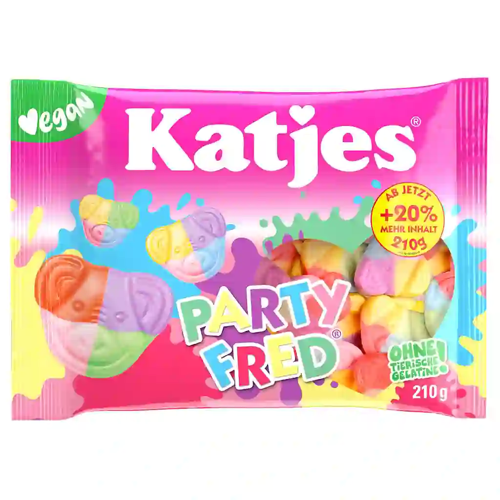 Katjes Party Fred Schaumzucker 210g MHD 28.02.27