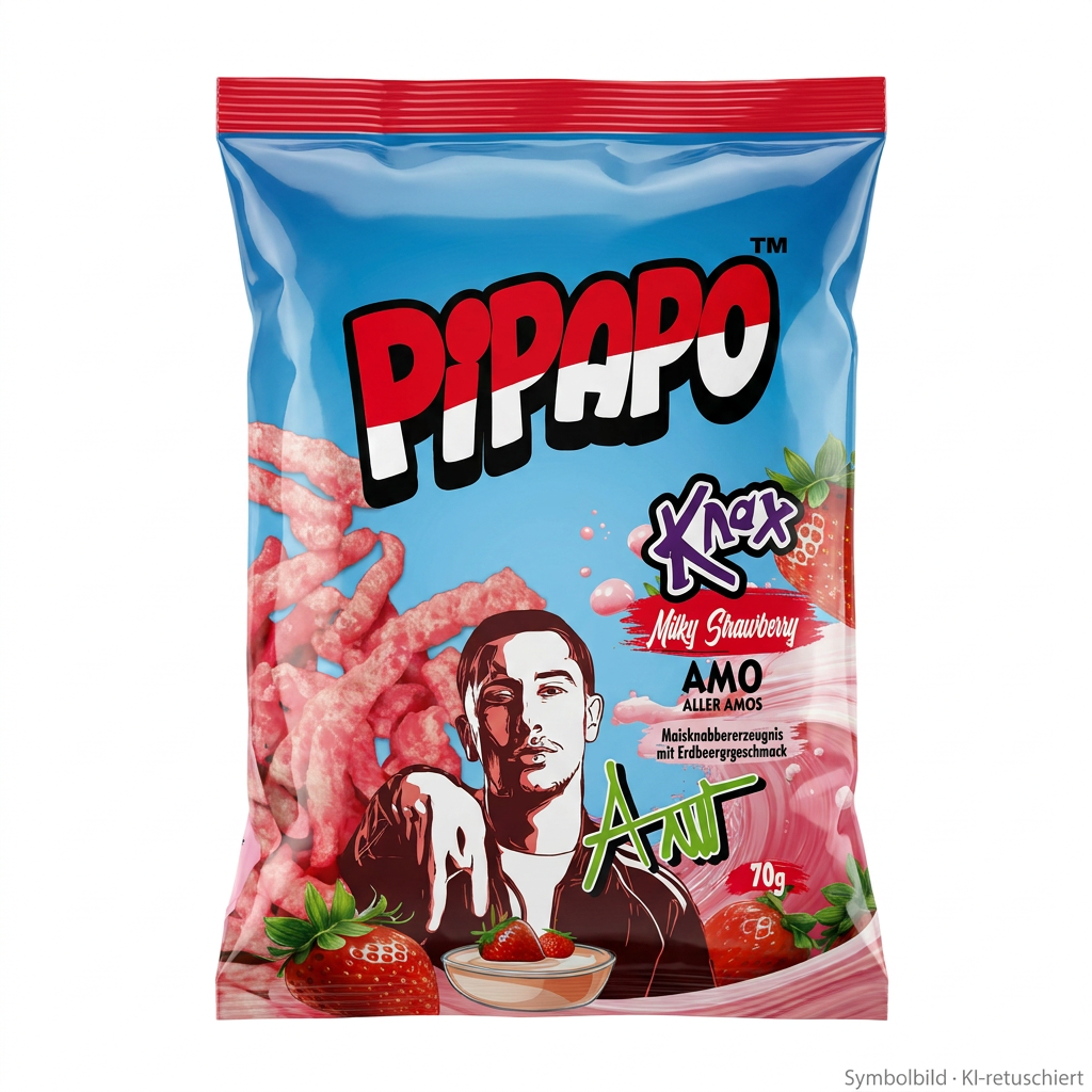 Snack, Puffs, Himbeere, Stückchen, 70g
