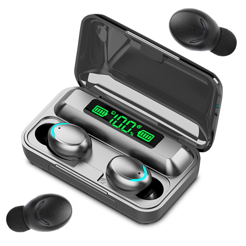 Drahtlose Bluetooth-Kopfhörer F9 TWS Powerbank