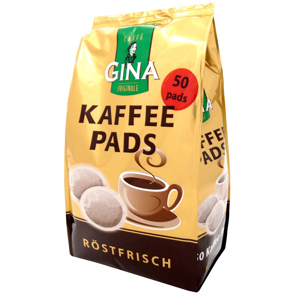Gina Kaffeepads Röstfrisch 50 Pads 350g MHD 06.05.27