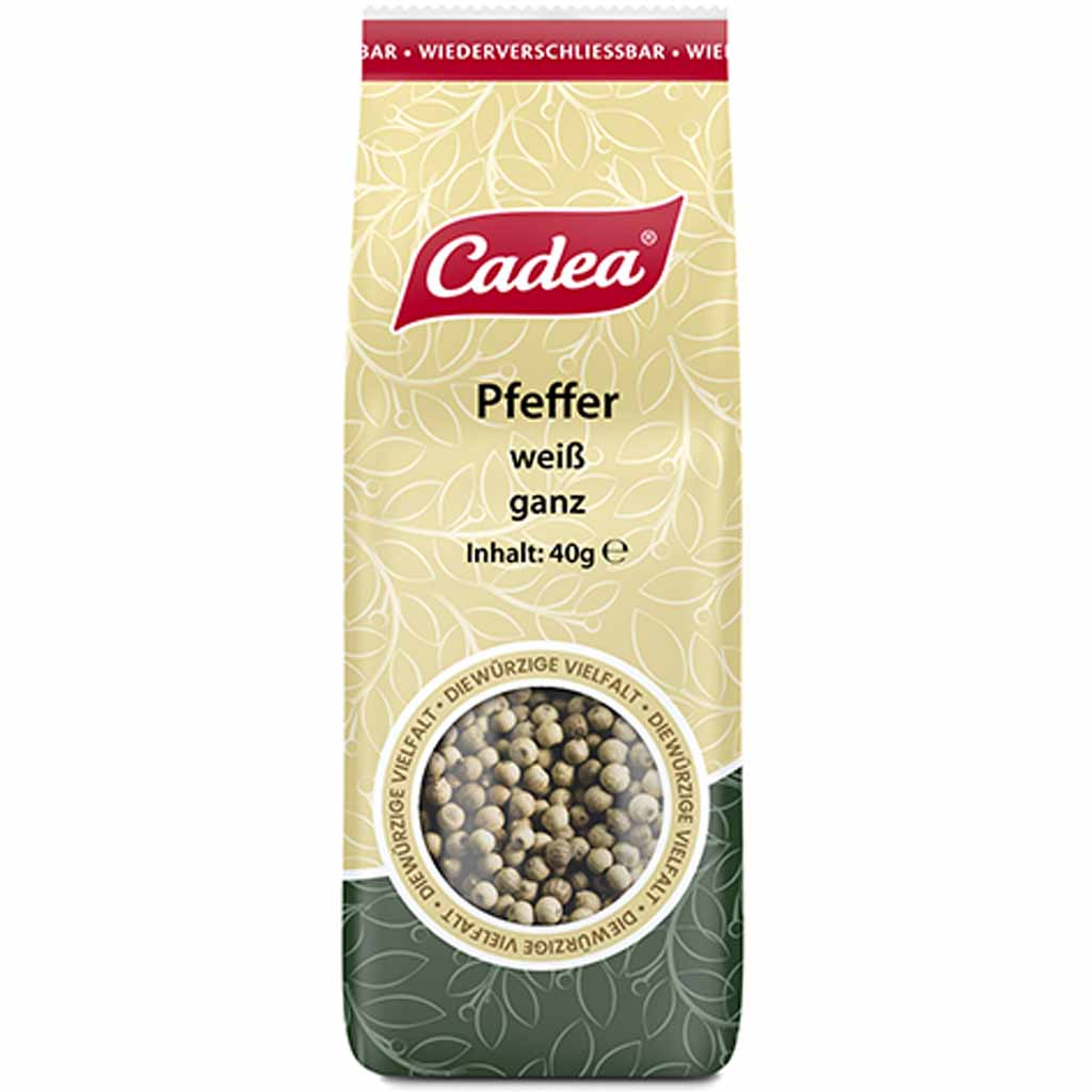 Cadea Pfeffer ganz weiß 40g MHD 30.11.27