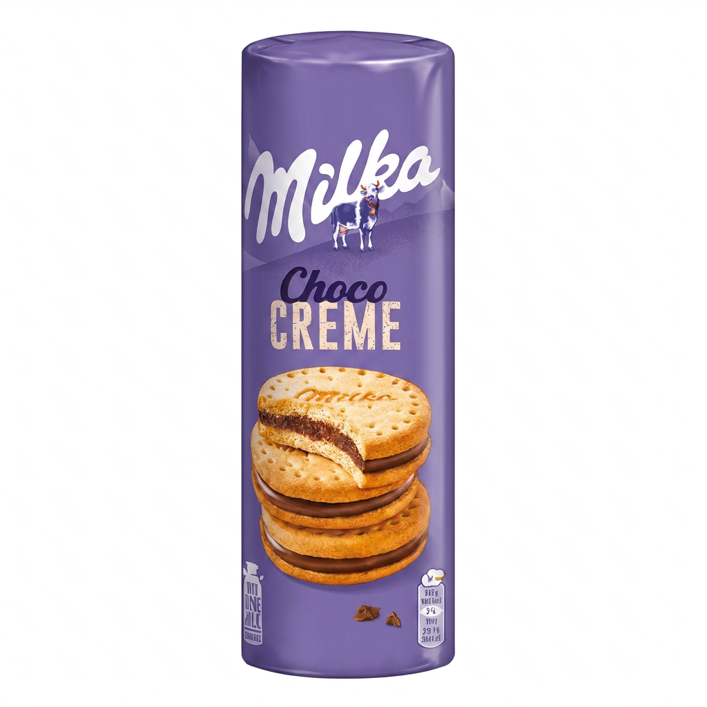 Schokoladenkeks, Milka, Creme, Cookies, Riegel