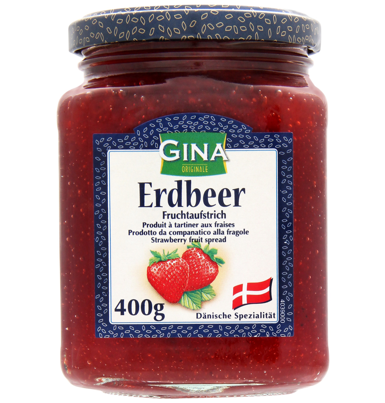 Gina Fruchtaufstrich Erdbeer 400g MHD 14.04.28
