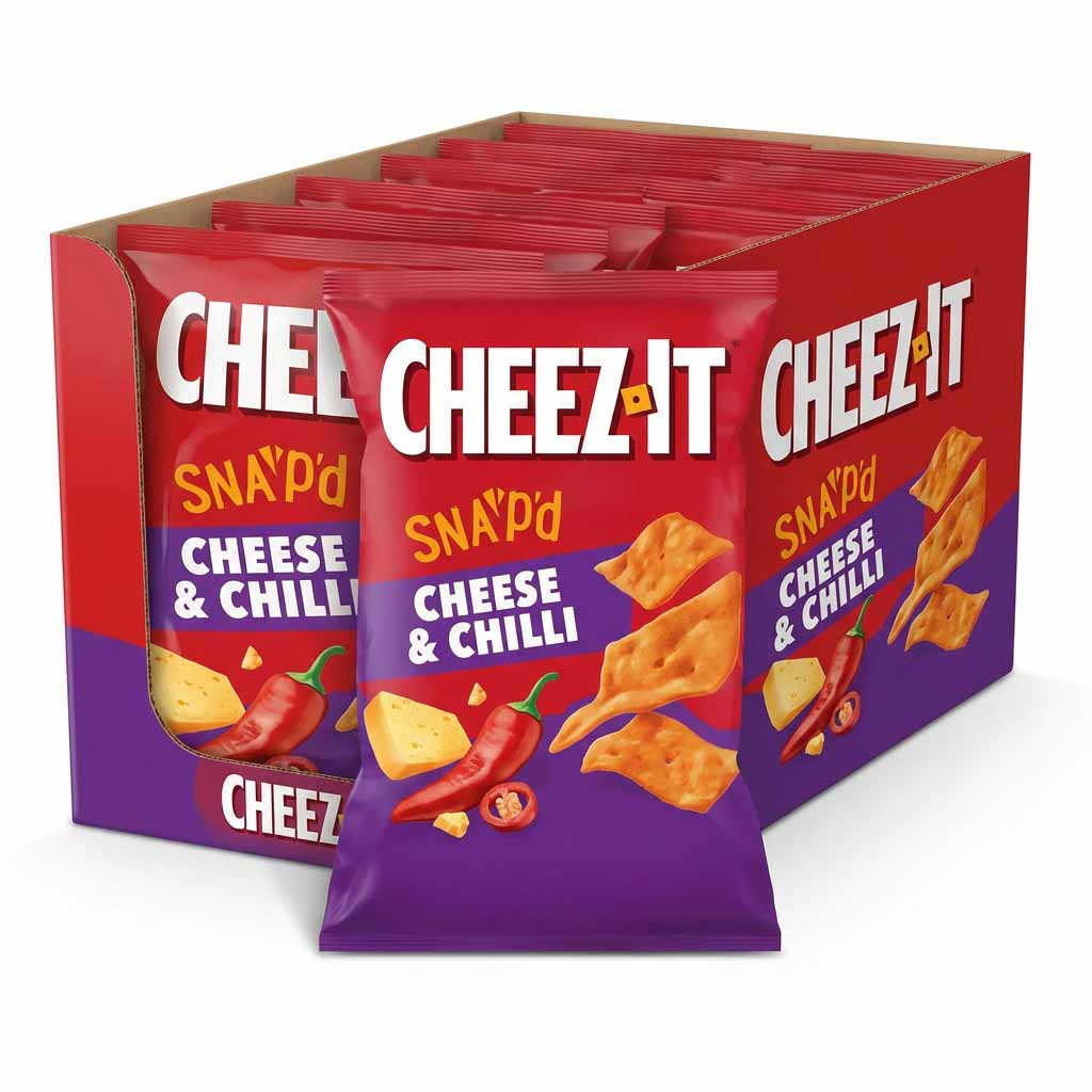 CHEEZ-IT Cheese & Chili 20x40g = 800g MHD 09.12.26
