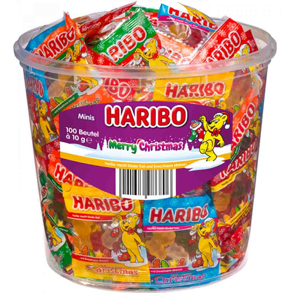 Haribo Merry Christmas Minibeutel Mix 1000g MHD 30.09.27