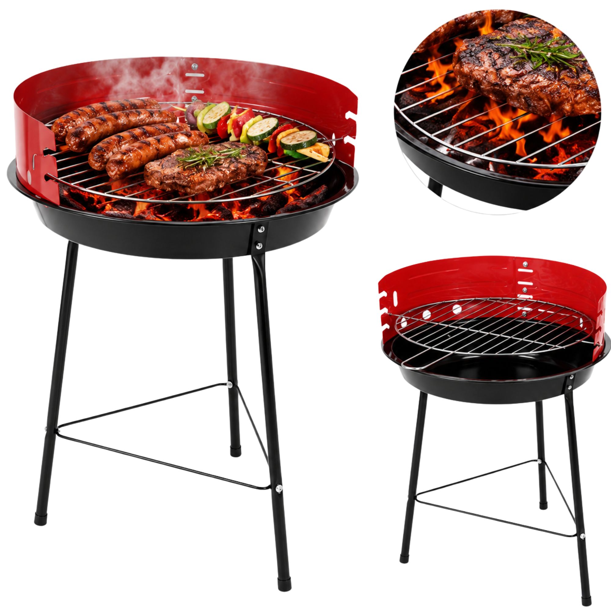 Grill, Grillrost, Kohlegrill, Stehgrill, Schnellgrill
