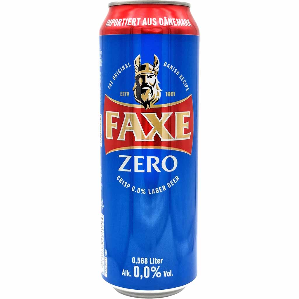 Dosenbier, Faxe Zero, Lager, 0,0% Alkohol, Dänemark-Import