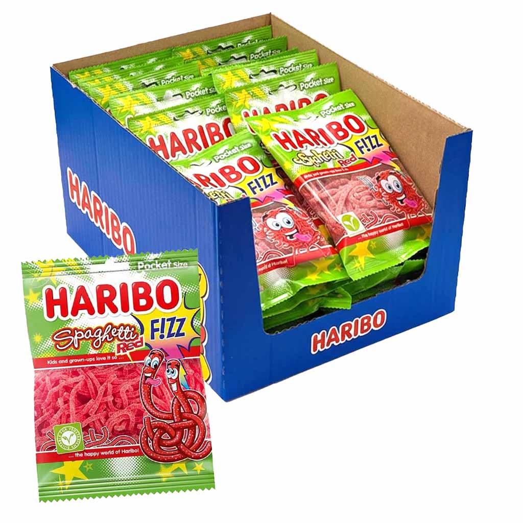 28X Haribo Spaghetti Red Fizz 70g = 1960g