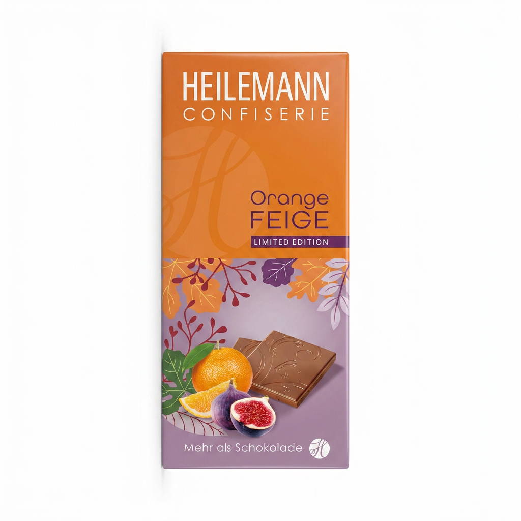 Schokolade, Schokoladenbar, Orange, Feige, Limited Edition