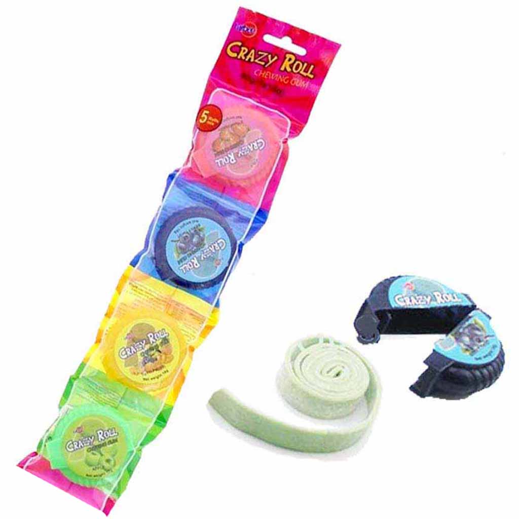 Funlab Crazy Roll 4 Rollen Kaugummi á 18g=72g MHD 16.04.27