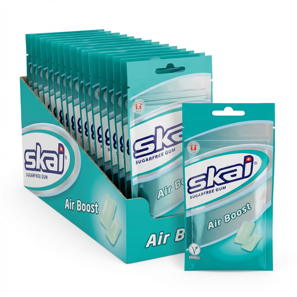 Kaugummi, Air Boost, Süßes, Zuckerfrei, Packs