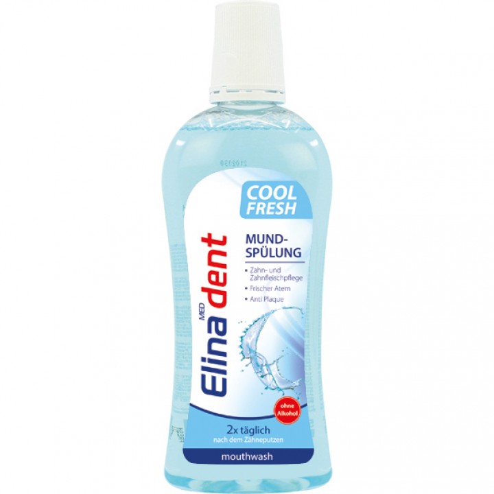 Zahn Mundspülung Elina 500ml Cool Fresh ohne Alcohol MHD 31.12.25