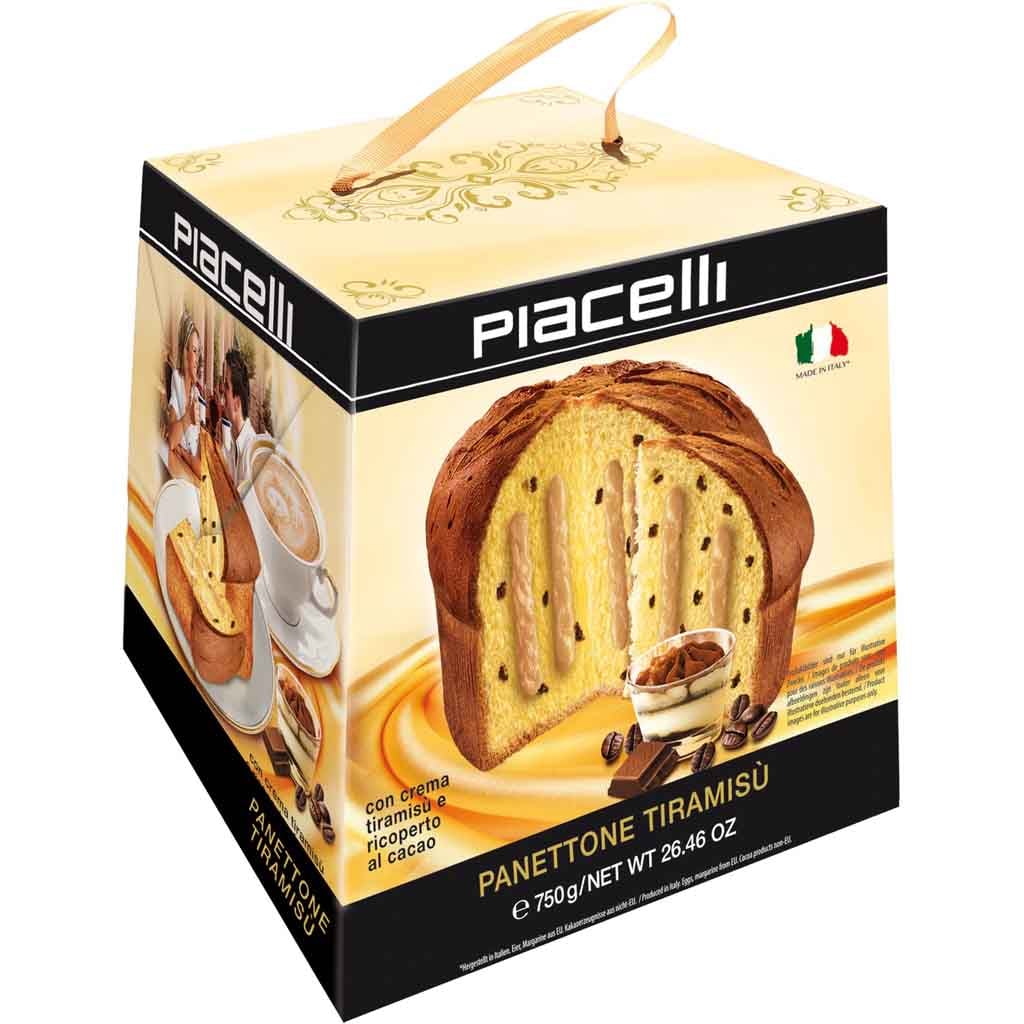 Piacelli Hefekuchen Panettone Tiramisu 750g MHD 12.07.27