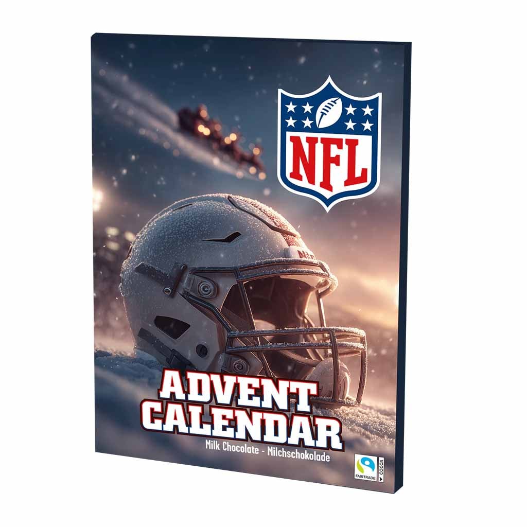 NFL, Adventskalender, Schokolade, Milchschokolade, Helm