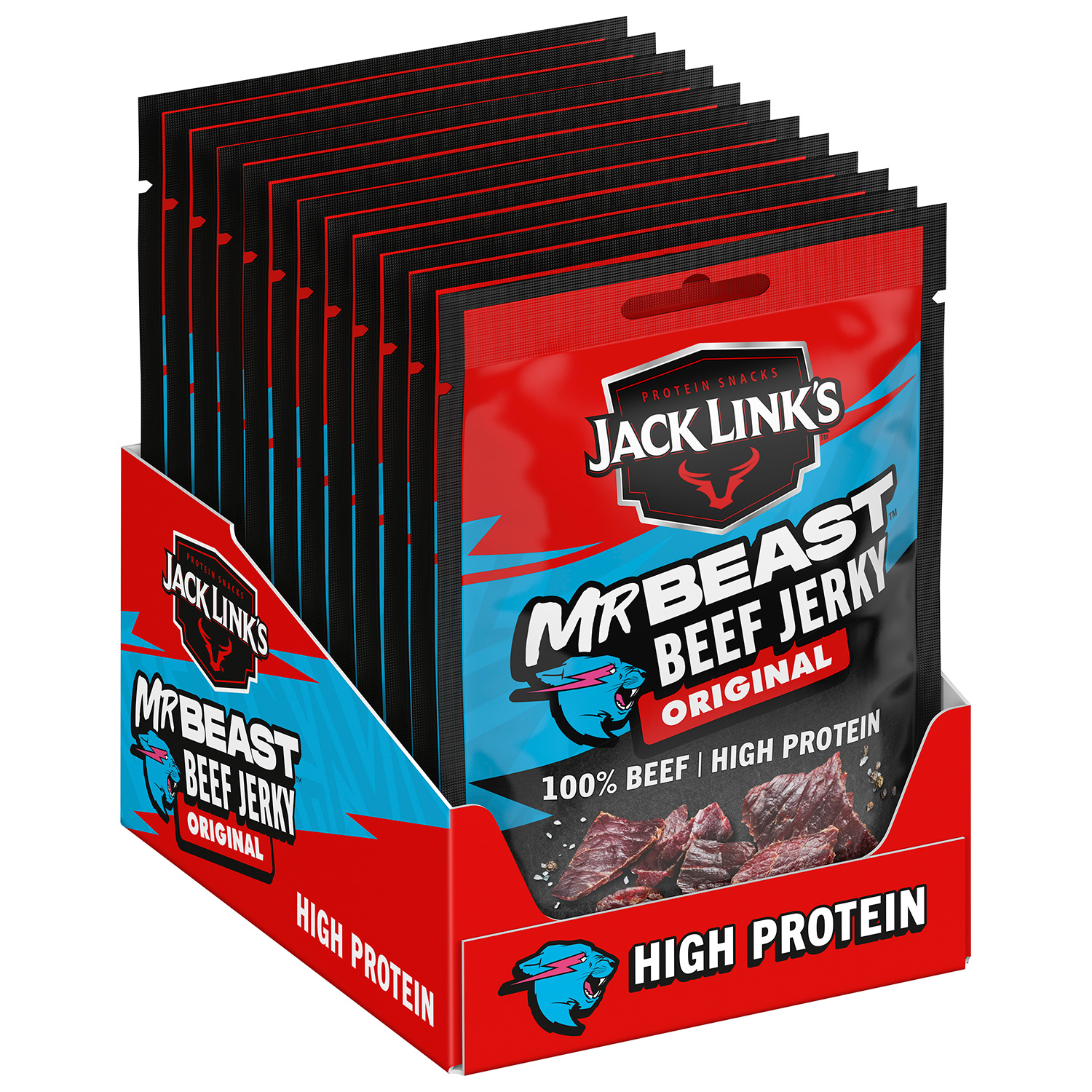 Beef Jerky, Protein Snack, High Protein, Original, Beef