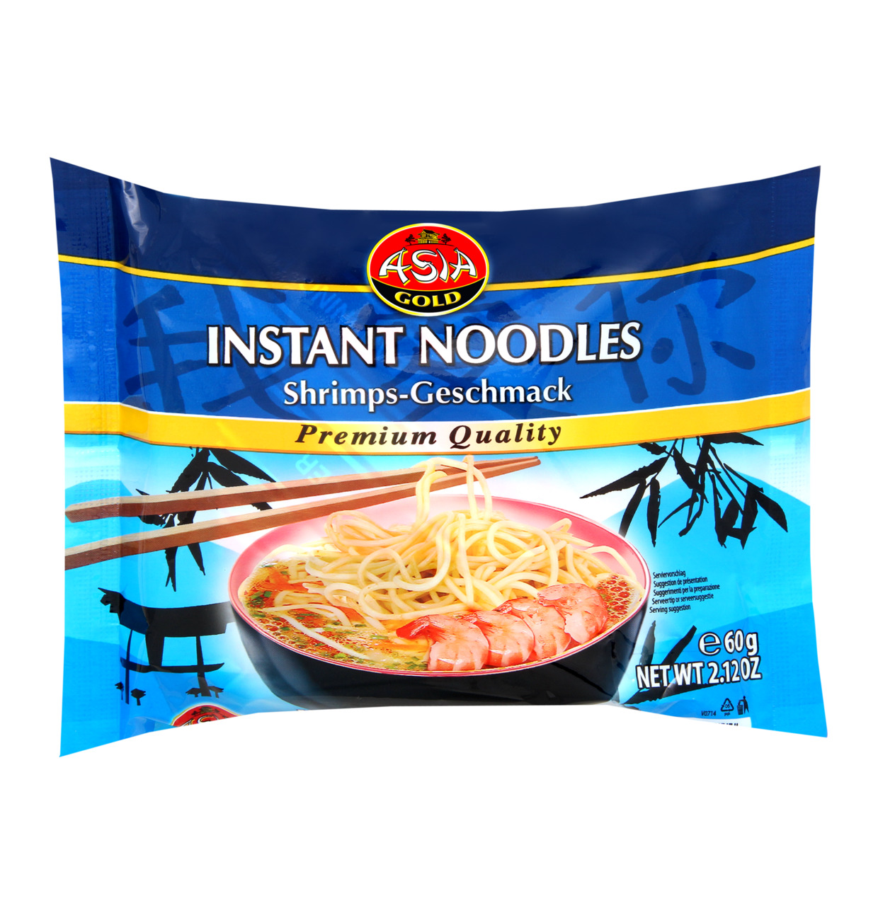 Asia Gold Instant Nudelgericht Shrimps 30x 60g MHD 09.06.27