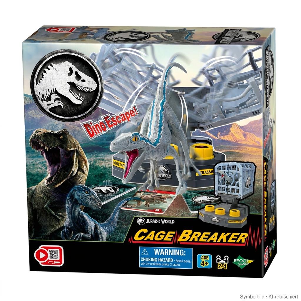 Dinosaurier, T-Rex, Käfig, Kabelbrecher, Spielset