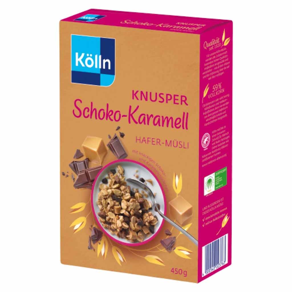 Schoko, Karamell, Hafer-Müsli, Knusper, 450 g