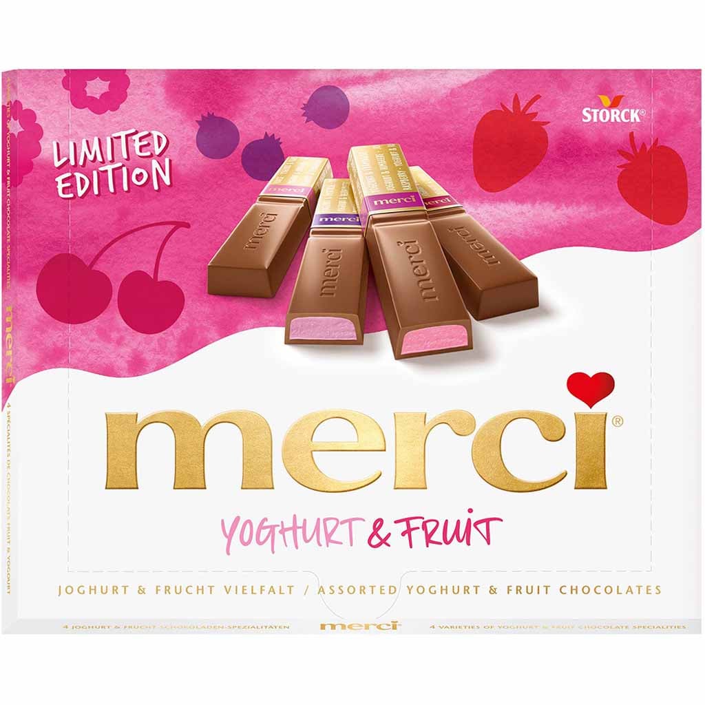 Merci Spring Edition Merci Finest Selection Joghurt & Frucht Vielfalt Limited Edition 250g