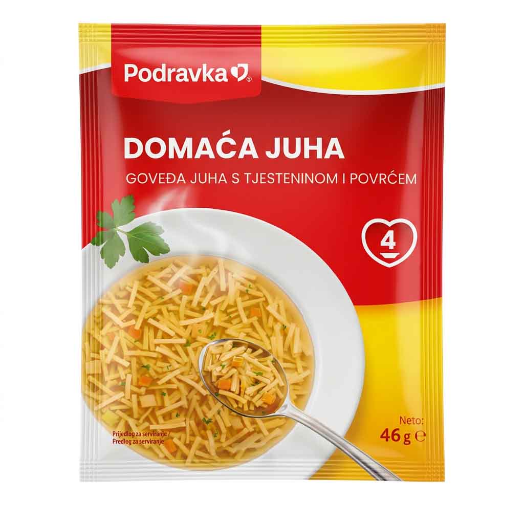 instant-soup, goveda juha, grah, vermicelli, soup mix