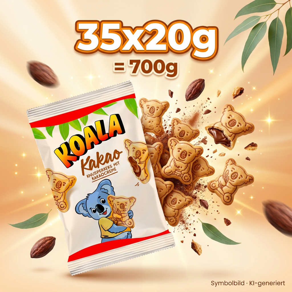 Koala, Kakao, Keks, Schoko, Nuss