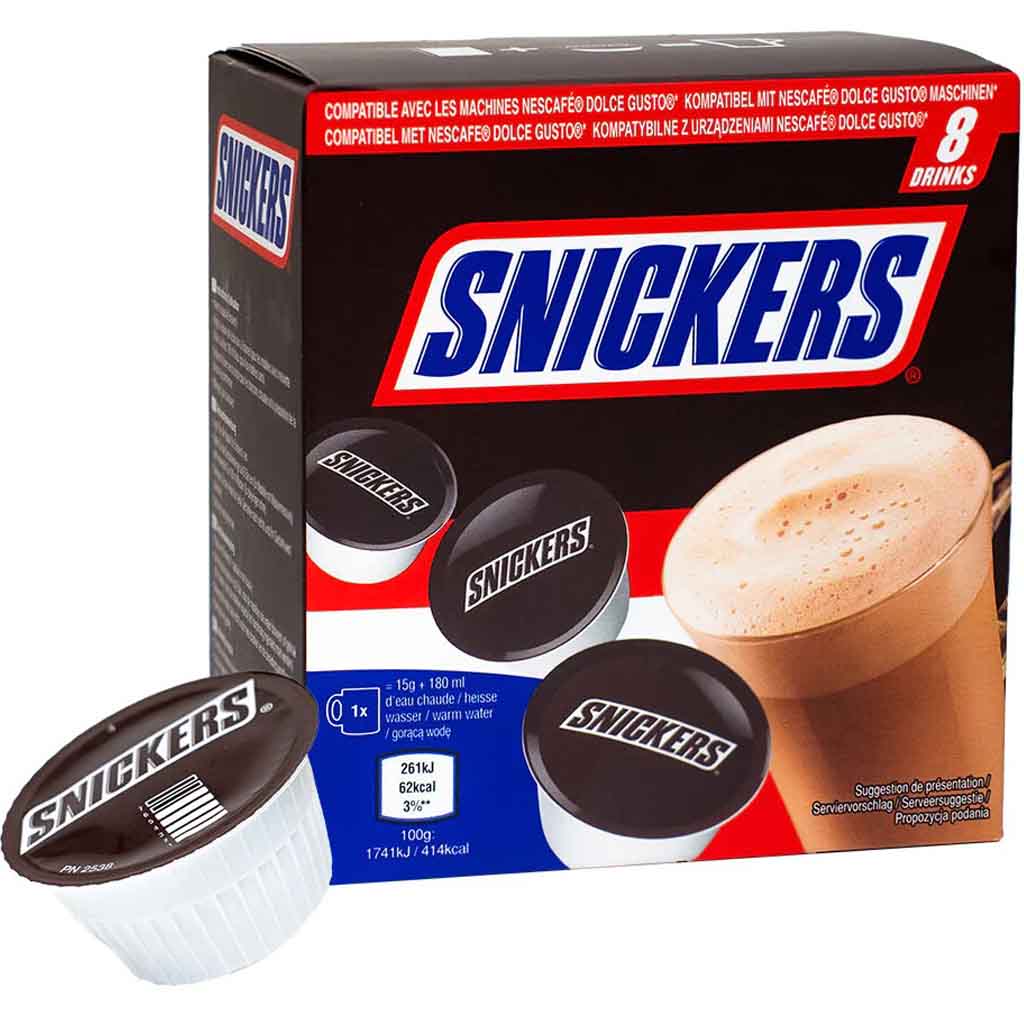 Snickers Dolce Gusto Kapseln 8 Tassen 120g
