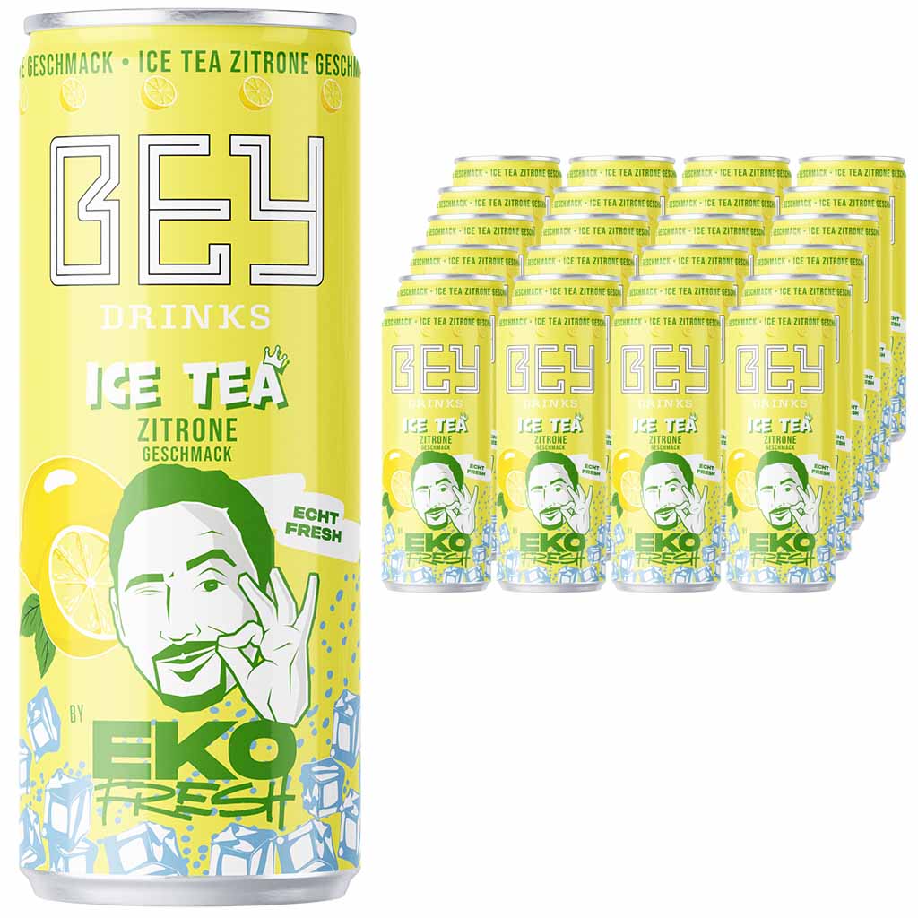 Ice tea, Zitrone, Kohlensäure, Dosen, Getränkekarton