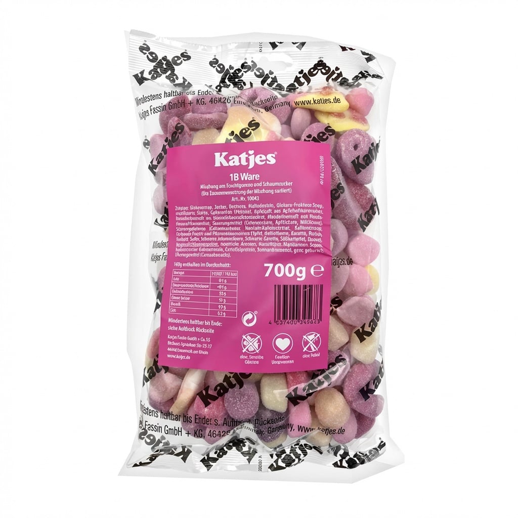 糖, Gummibärchen, Pastellfarben, 700g, Süßware