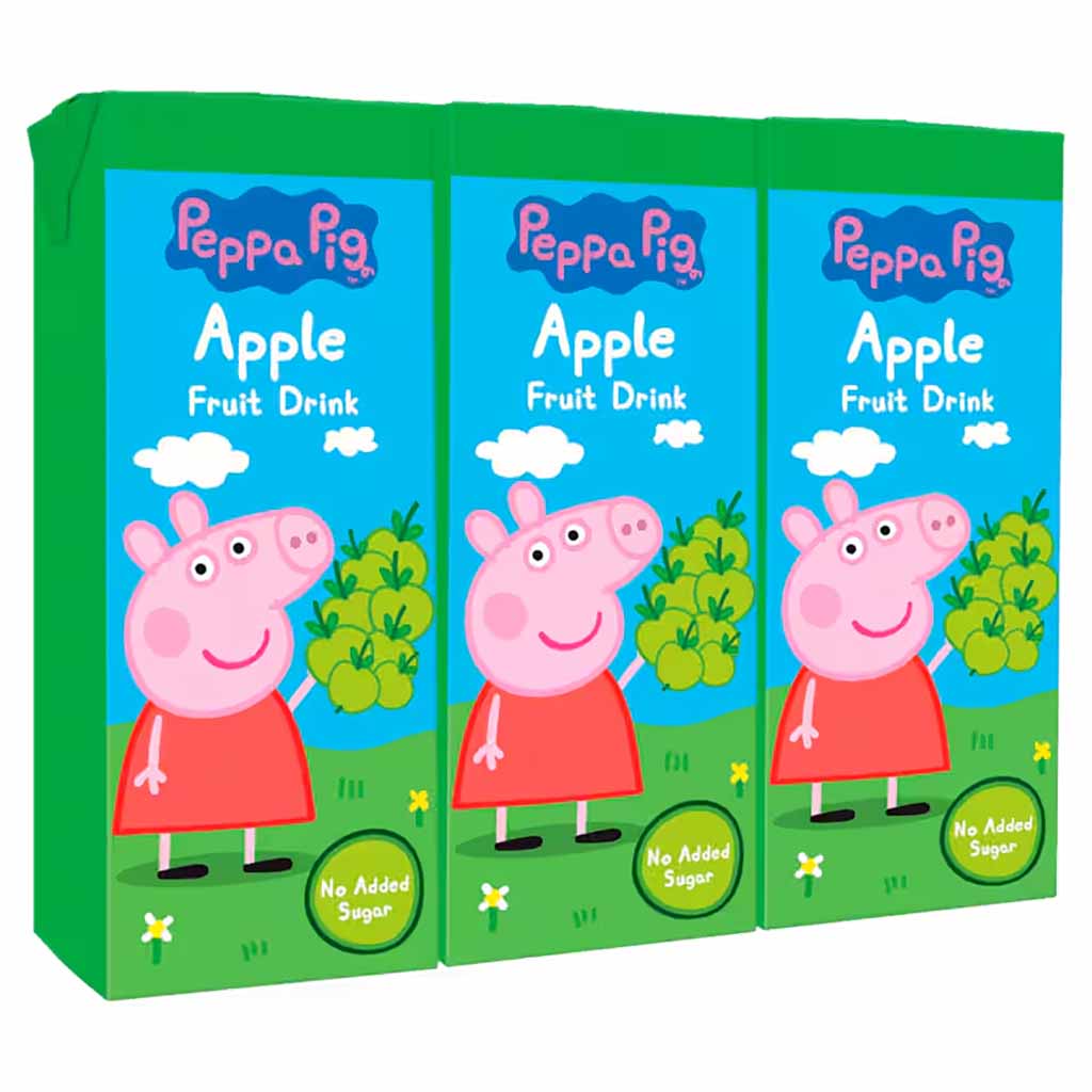 Peppa Pig, Apfel Saft, Fruchtdrink, Cartoonfigur, Kein Zuckerzusatz