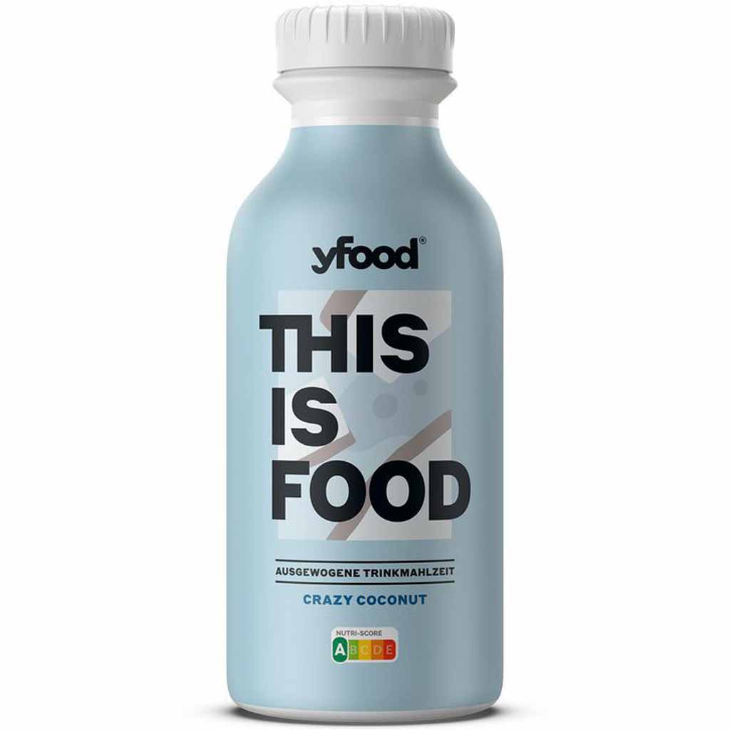 6x yFood Trinkmahlzeit Crazy Coconut á 500ml=3L MHD 11.11.26