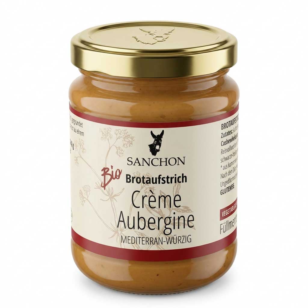 Brataufstrich, Creme, Aubergine, Mediterran, Würzig
